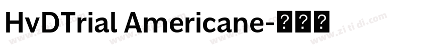 HvDTrial Americane字体转换